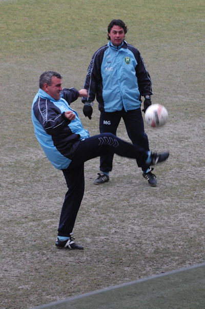 Training foto's ADO Zuiderpark 30-11-2007